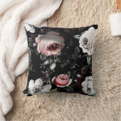 ビクトリアンバラはっきりしたカラフルフローラ クッション (ブランケット)