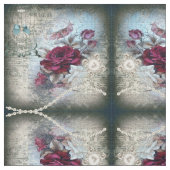 ビクトリアンバラエフェラ鏡パターン ファブリック (見本)