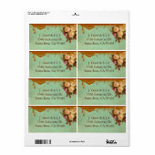 ビクトリアンバラエレガントカスタムラベル ラベル (フルシート)