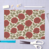 ビクトリアンバラガーデンヴィンテージフローラ 薄葉紙 (クラフト)