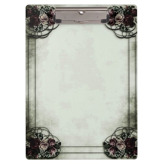 ビクトリアンバラチャビーchicクリップボード クリップボード (正面)