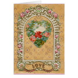 ビクトリアンバラハートアーバーロマンチックヴィンテージラブ