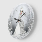 ビクトリアンバラフルウォールクロック ラージ壁時計 (傾斜)