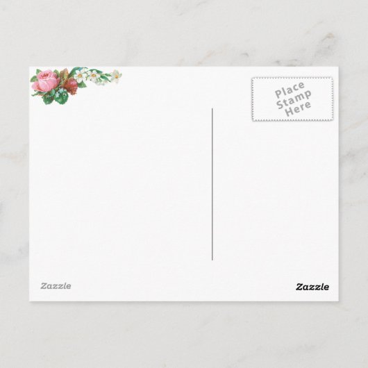 ビクトリアンバラフローラフレンドシップカード ポストカード (裏面)