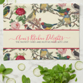 ビクトリアンバラヴィンテージパターン キッチンタオル (折り畳み)