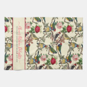 ビクトリアンバラヴィンテージパターン キッチンタオル (横)