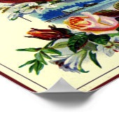 ビクトリアンバラ付き風景 ポスター (角)