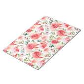 ビクトリアンバラ夢想：花クラシック柄 ノートパッド (アングル)