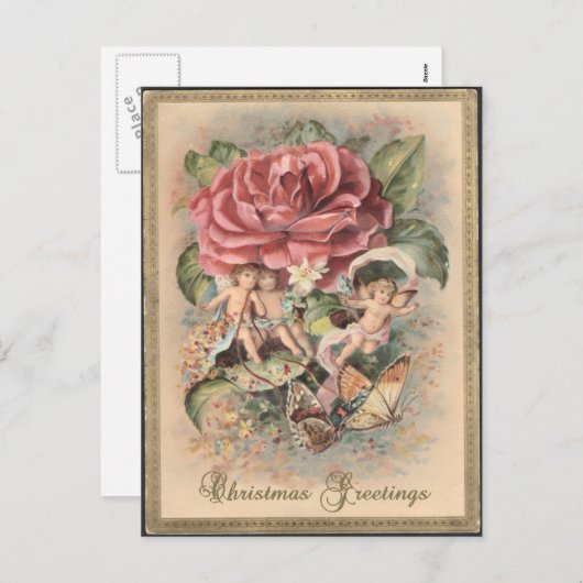 ビクトリアンバラ&チェルーブクリスマスポストカード シーズンポストカード (正面/裏面)