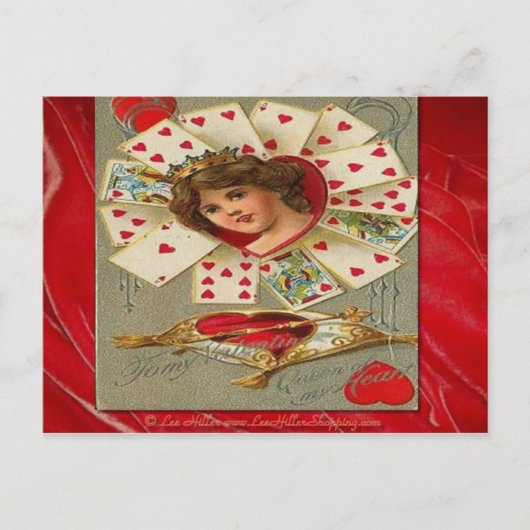 ビクトリアンバレンタインハート シーズンポストカード (正面)