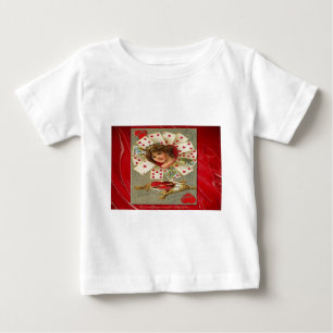 ビクトリアンバレンタインハート ベビーTシャツ