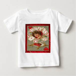 ビクトリアンバレンタインハート ベビーTシャツ