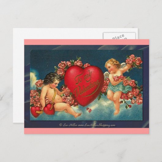 ビクトリアンバレンタイン シーズンポストカード (正面/裏面)