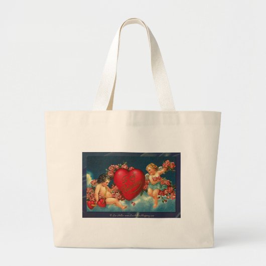 ビクトリアンバレンタイン ラージトートバッグ (正面)