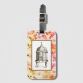 ビクトリアンビーハイブのフローラ ラゲッジタグ (正面縦)