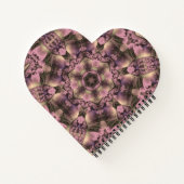 ビクトリアンピンクマウヴエレガント ノートブック (裏面)