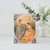 ビクトリアンファッションプレート ポストカード (スタンド正面)