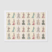 ビクトリアンファッションレディースデコップブッククラフト 薄葉紙 (正面)