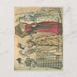 ビクトリアンファッション ポストカード