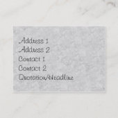 ビクトリアンファッション 名刺 (裏面)