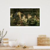 ビクトリアンファンタジー絵画のアートプリント36x24 ポスター (キッチン)