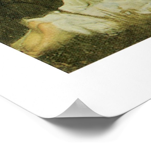 ビクトリアンファンタジー絵画のアートプリント36x24 ポスター (角)