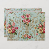 ビクトリアンフラワーズ - ポストカード / RSVP / ご招待状 (正面/裏面)