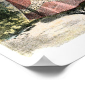 ビクトリアンフランスのファッション ポスター (角)