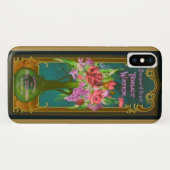 ビクトリアンフランスのフローラ香料ラベルヴィンテージ Case-Mate iPhoneケース (裏面(横))