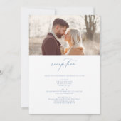 ビクトリアンフランスのヴィンテージ写結婚真 招待状 (裏面)