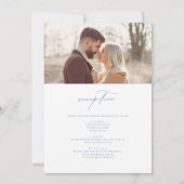 ビクトリアンフランスのヴィンテージ写結婚真 招待状 (裏面)