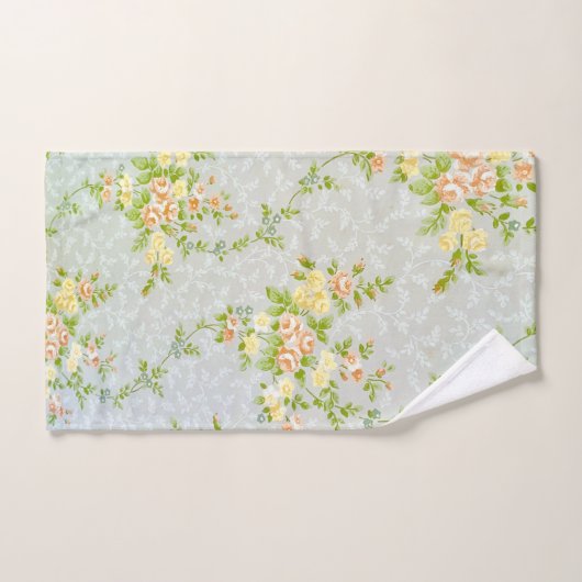 ビクトリアンフローラとつる植物 ハンドタオル (ハンドタオル)