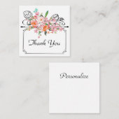 ビクトリアンフローラぶら下がった符号 ノートカード (正面/裏面)