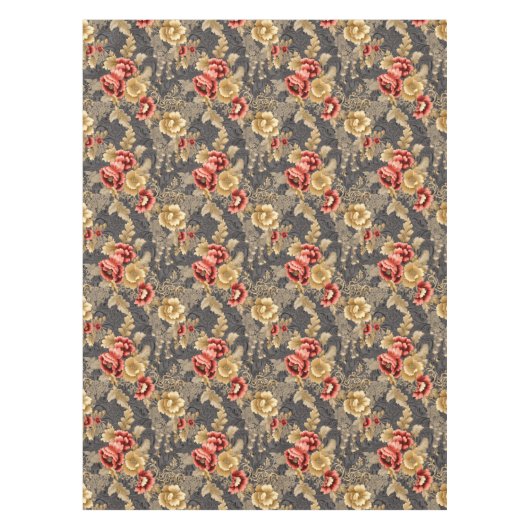 ビクトリアンフローラエレガントバラ テーブルクロス (正面)