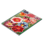 ビクトリアンフローラスパイラルノートブックモーニンググローリー ノートブック (左側)