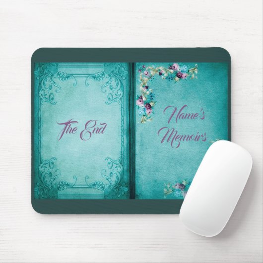 ビクトリアンフローラバラエレガント花 マウスパッド (マウス)