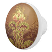 ビクトリアンフローラフリーエレガントズ花 セラミックノブ (右)