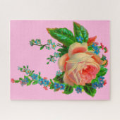 ビクトリアンフローラプリント ジグソーパズル (横)