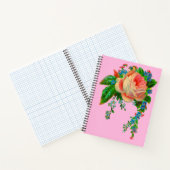 ビクトリアンフローラプリント ノートブック (内部)