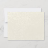 ビクトリアンフローラレース披露宴カード 招待状 (裏面)