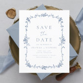 ビクトリアンフローラ保存フランスの結婚日 チラシ