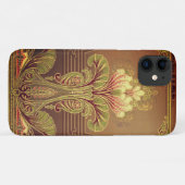 ビクトリアンフローラ焼エレガントアールヌーボー Case-Mate iPhoneケース (裏面(横))