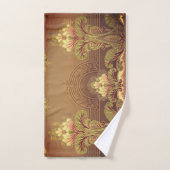 ビクトリアンフローラ焼エレガント花アールヌーボー バスタオルセット (ハンドタオル)