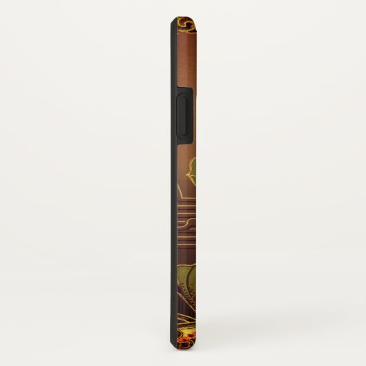 ビクトリアンフローラ焼エレガント花アールヌーボー Case-Mate iPhoneケース (裏面/右)