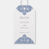 ビクトリアンフローラ結婚の感謝 ギフトタグ (正面)