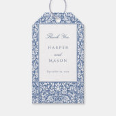 ビクトリアンフローラ結婚の感謝 ギフトタグ (正面)