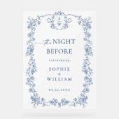 ビクトリアンフローラ華美リハーサルダイナーウェルカム アクリルサイン (正面)