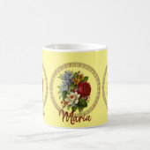 ビクトリアンフローラ コーヒーマグカップ (中央)