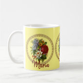 ビクトリアンフローラ コーヒーマグカップ (左)