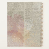 ビクトリアンフローラ プランナー手帳 (裏面)